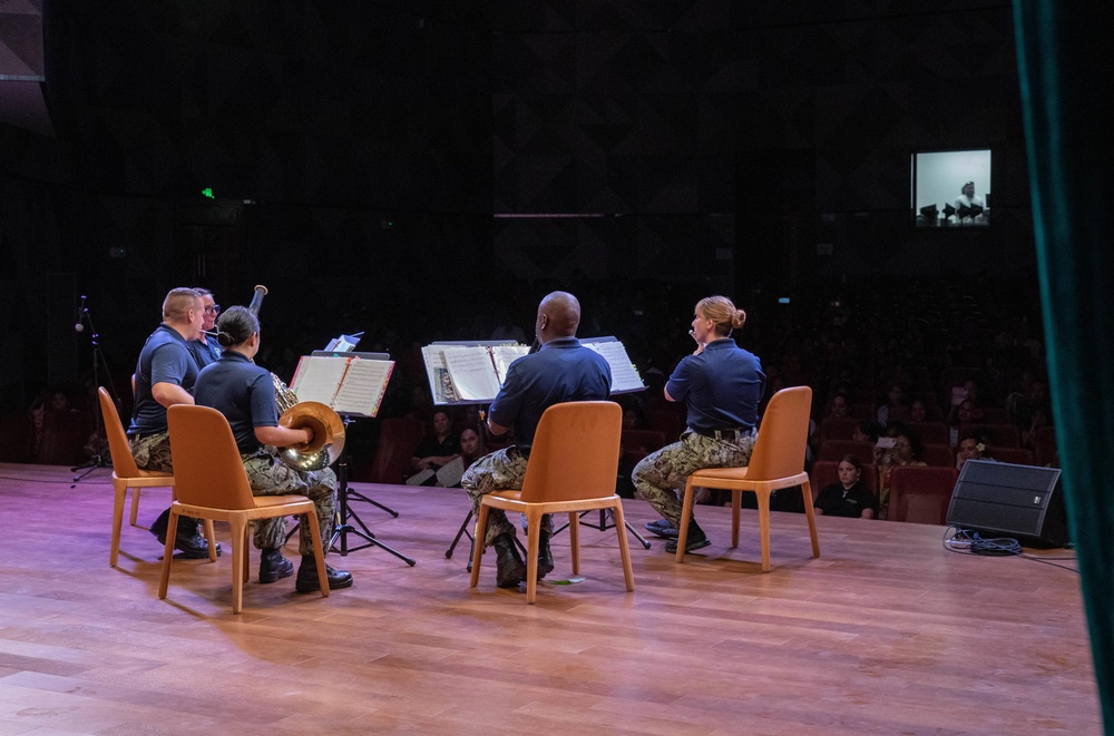 Pacific Partnership 2023 Wind Quintet Performs at “Beautiful September 2023” Concert in Samoa
