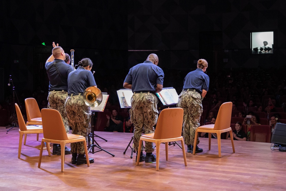 Pacific Partnership 2023 Wind Quintet Performs at “Beautiful September 2023” Concert in Samoa