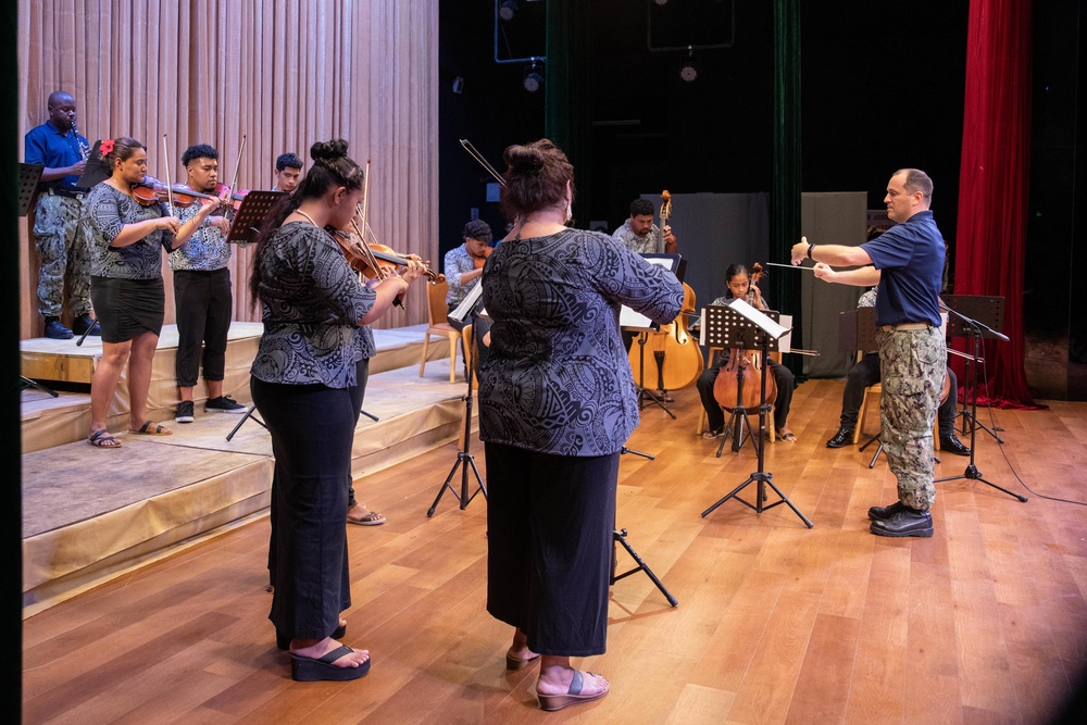 Pacific Partnership 2023 Wind Quintet Performs at “Beautiful September 2023” Concert in Samoa