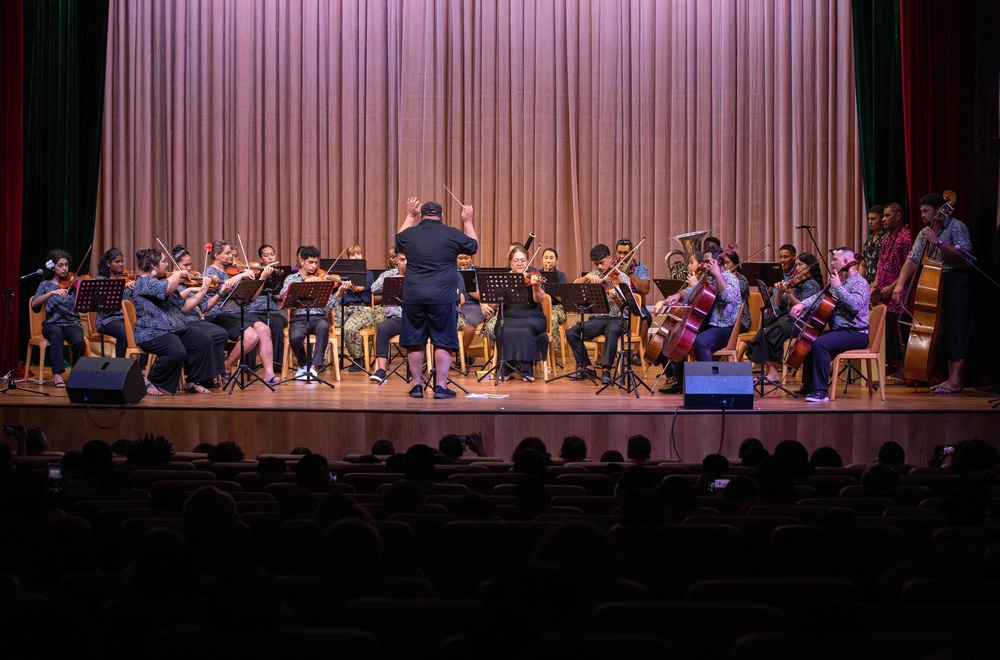 Pacific Partnership 2023 Wind Quintet Performs at “Beautiful September 2023” Concert in Samoa