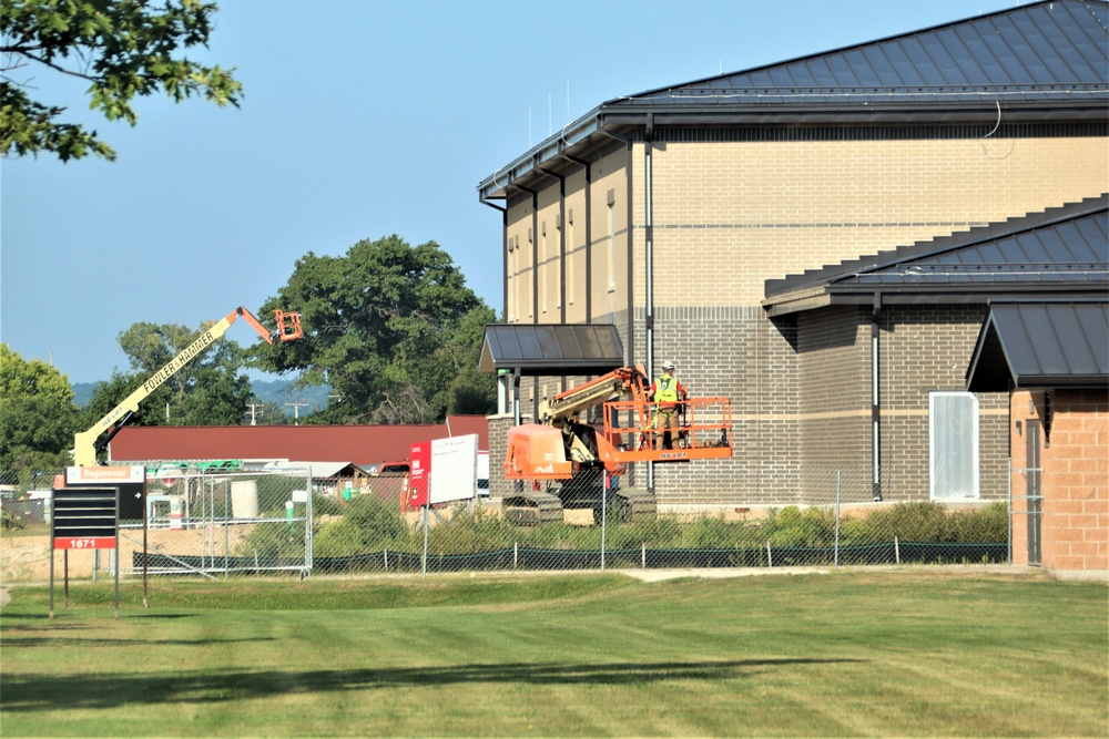 August 2023 construction operations of $11.96 million transient training brigade headquarters at Fort McCoy