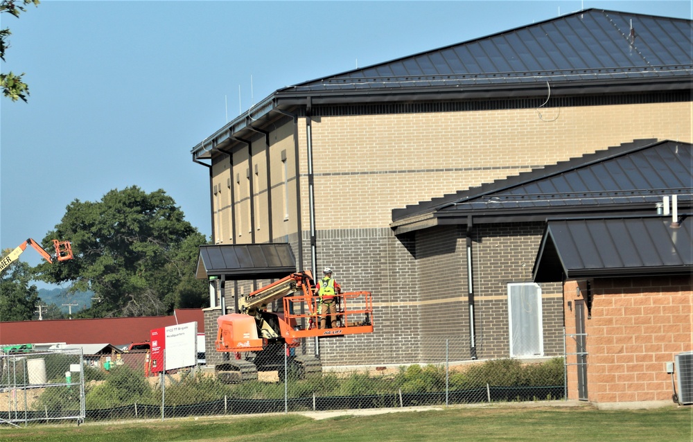 August 2023 construction operations of $11.96 million transient training brigade headquarters at Fort McCoy