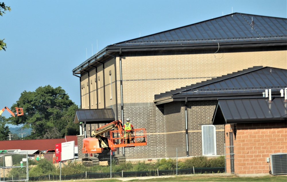 August 2023 construction operations of $11.96 million transient training brigade headquarters at Fort McCoy