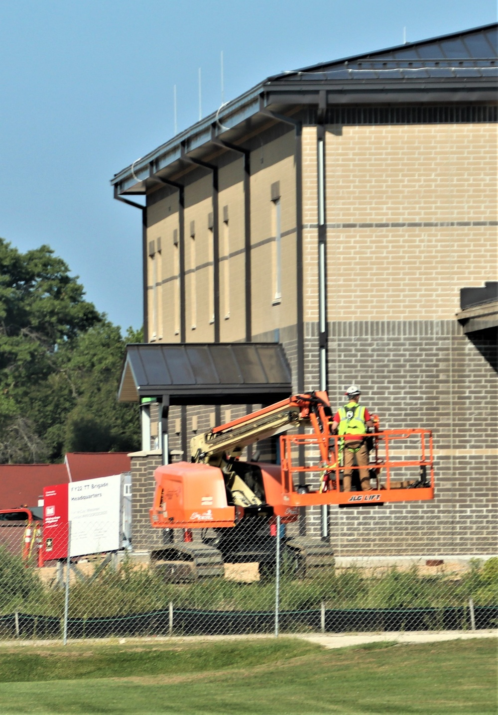 August 2023 construction operations of $11.96 million transient training brigade headquarters at Fort McCoy