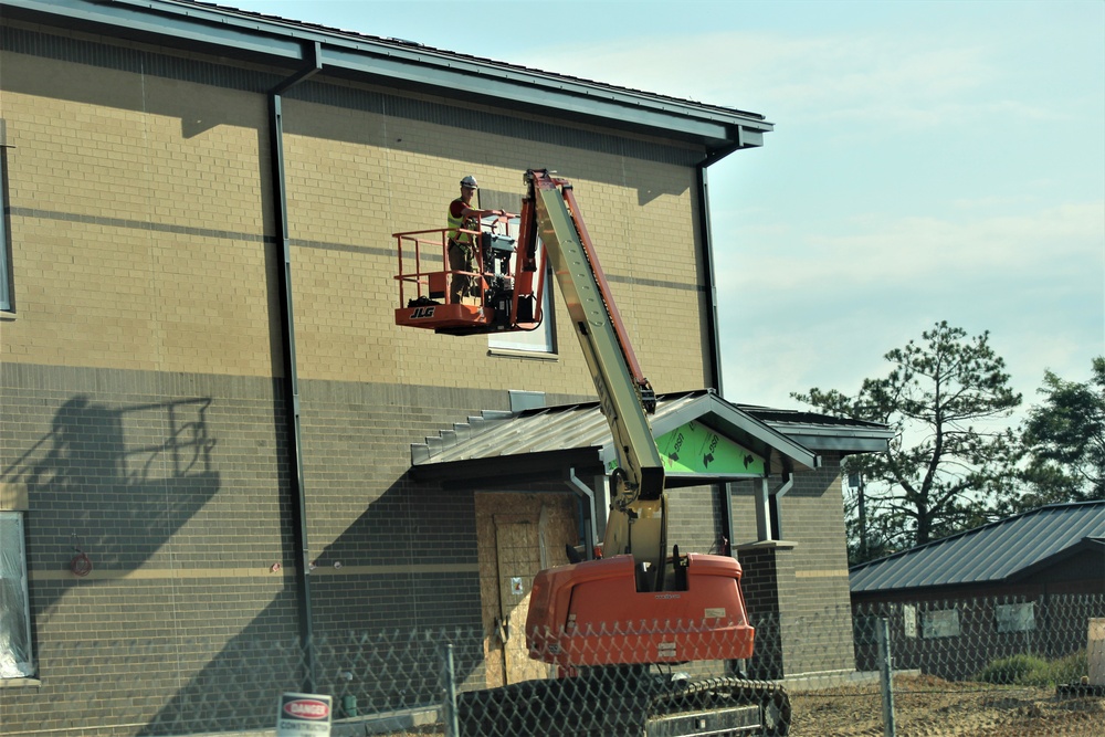 August 2023 construction operations of $11.96 million transient training brigade headquarters at Fort McCoy