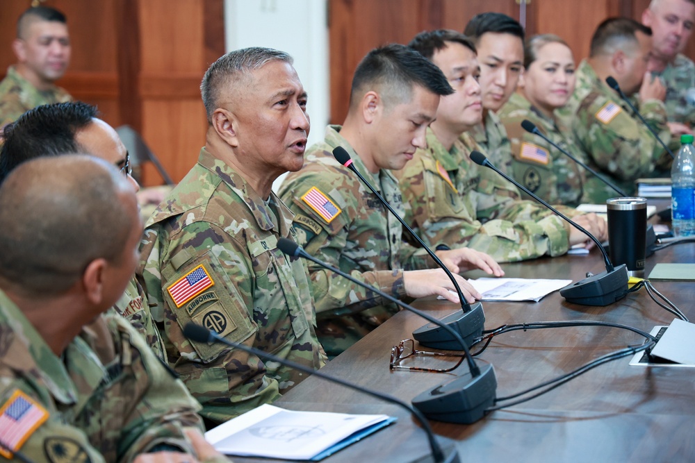 Guam Guard briefs the 37th Guam Legislature