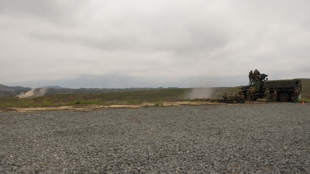 1st ANGLICO Marines Participates in Live-Fire Machine Gun Range