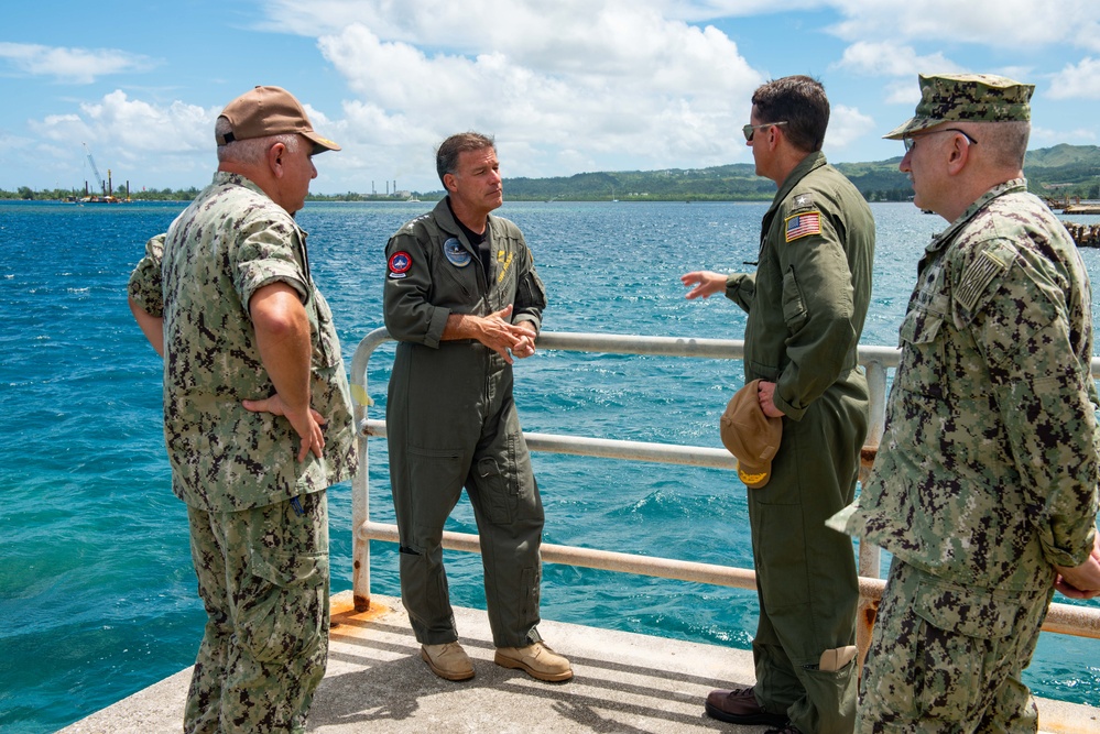 CDRUSINDOPACOM Conducts Site Visit of Military Installations on Guam