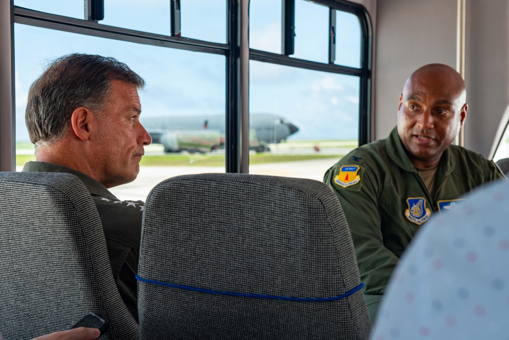 CDRUSINDOPACOM Conducts Site Visit of Military Installations on Guam