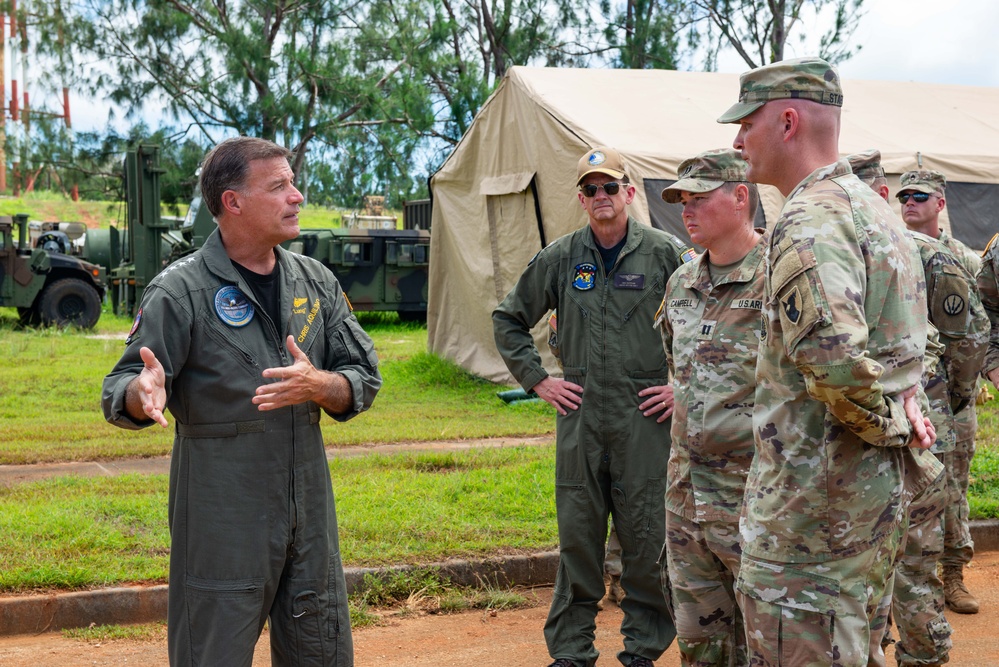 CDRUSINDOPACOM Conducts Site Visit of Military Installations on Guam