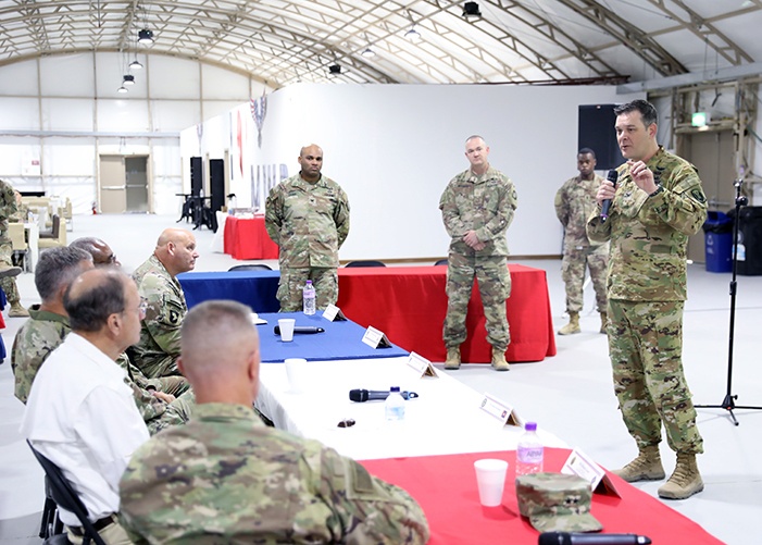 Mississippi leaders visit deployed Soldiers in Kuwait