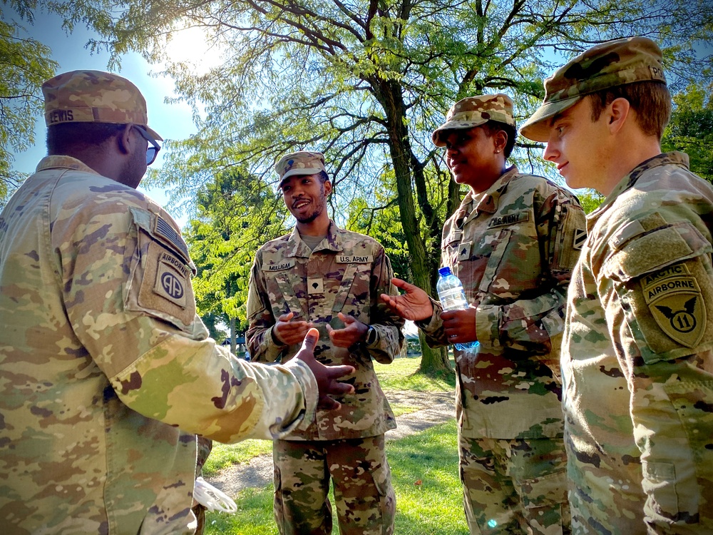 Soldiers of the 3rd DSB conduct training