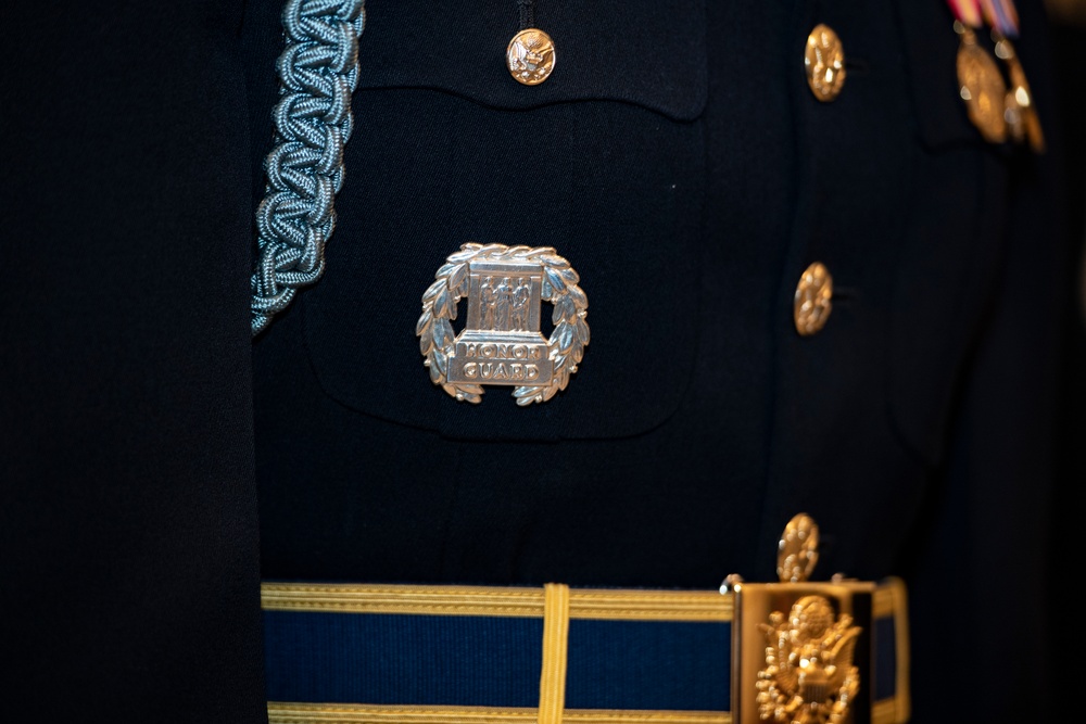 Tomb of the Unknown Soldier Identification Badge Ceremony