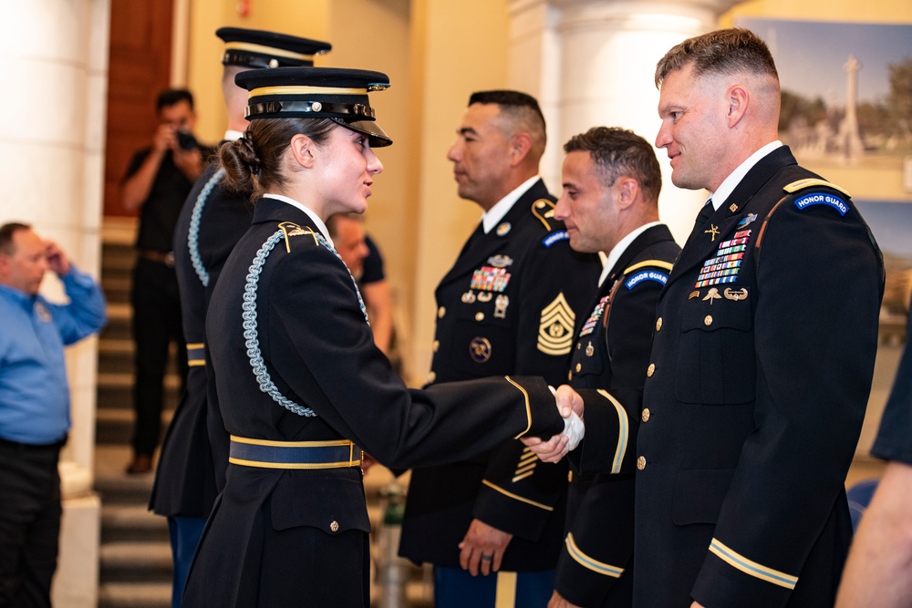 Tomb of the Unknown Soldier Identification Badge Ceremony