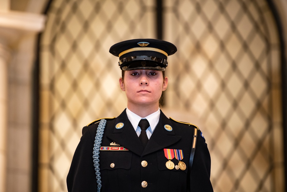 Tomb of the Unknown Soldier Identification Badge Ceremony