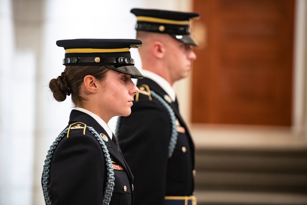 Tomb of the Unknown Soldier Identification Badge Ceremony