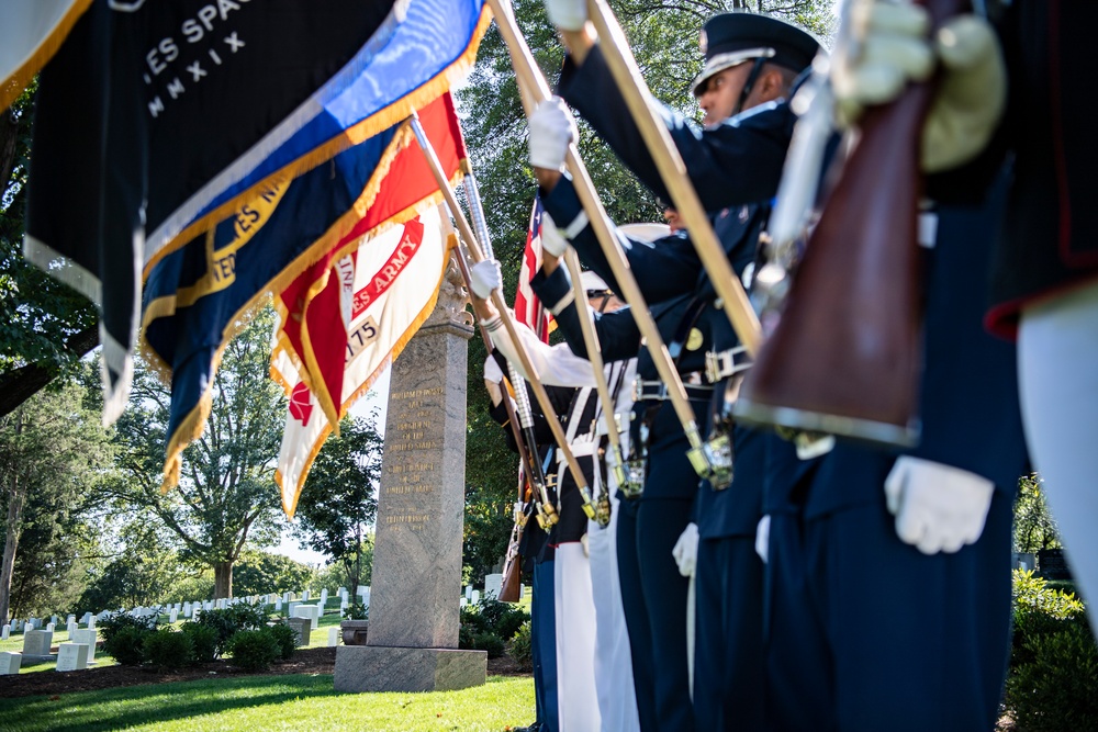 An Armed Forces Full Honors Wreath-Laying Ceremony is Held to Commemorate the 166th Birthday of President William H. Taft