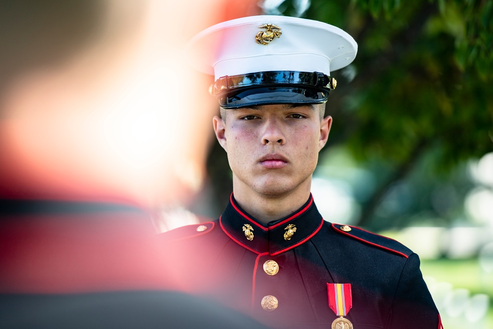 An Armed Forces Full Honors Wreath-Laying Ceremony is Held to Commemorate the 166th Birthday of President William H. Taft