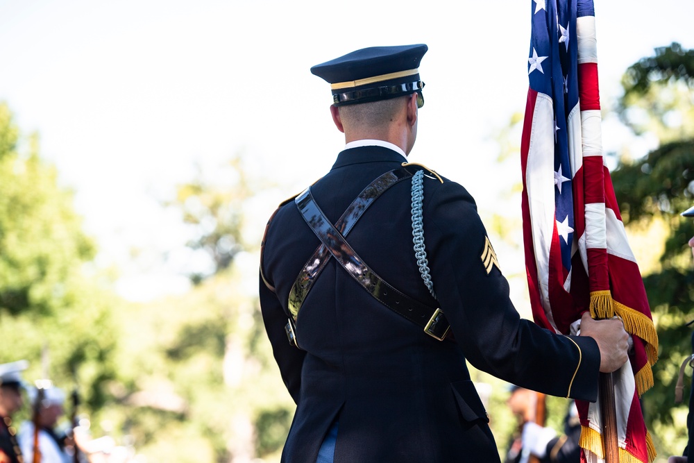 An Armed Forces Full Honors Wreath-Laying Ceremony is Held to Commemorate the 166th Birthday of President William H. Taft