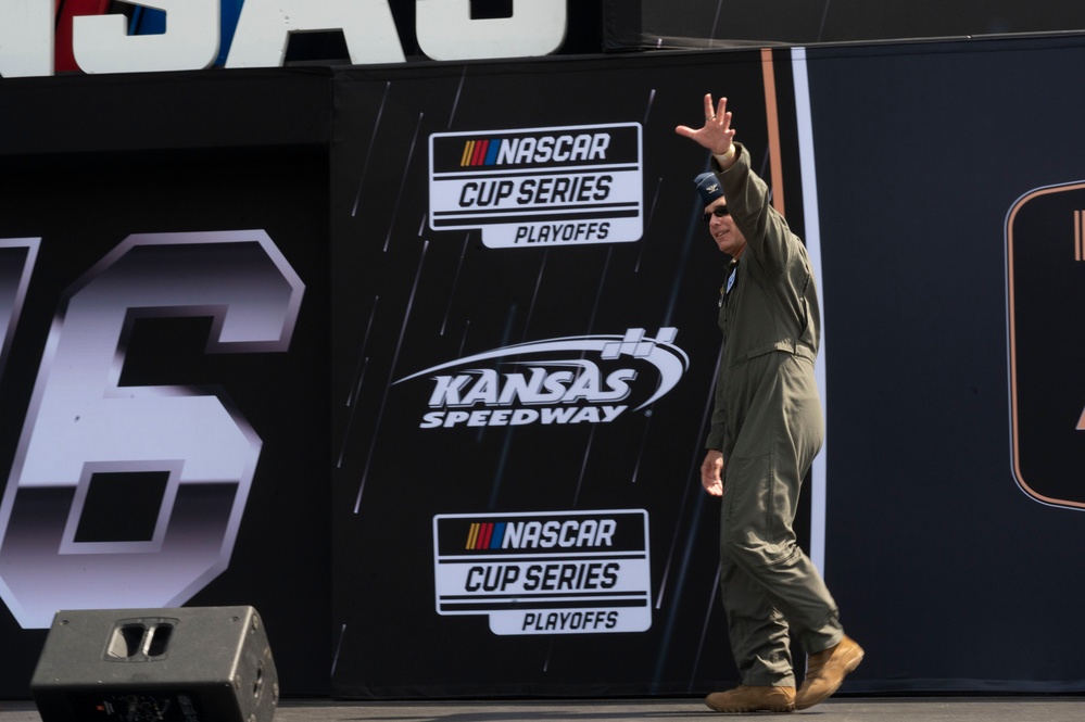 Start your engines: B-2 Spirit soars over NASCAR race