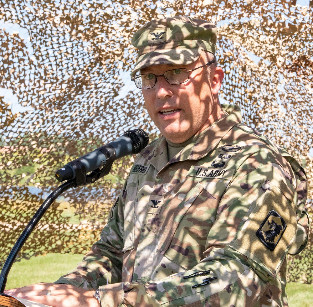 HELFRICH ASSUMES COMMAND OF NORMAL-BASED 404TH MANEUVER ENHANCEMENT BRIGADE