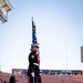 Marines perform color guard for USA v France Rugby match