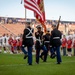 Marines perform color guard for USA v France Rugby match