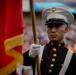 Marines perform color guard for USA v France Rugby match