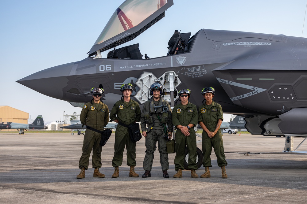 Marine Fighter Attack Squadron (VMFA) 542 flight line operations