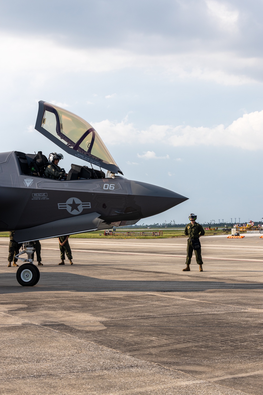 Marine Fighter Attack Squadron (VMFA) 542 flight line operations