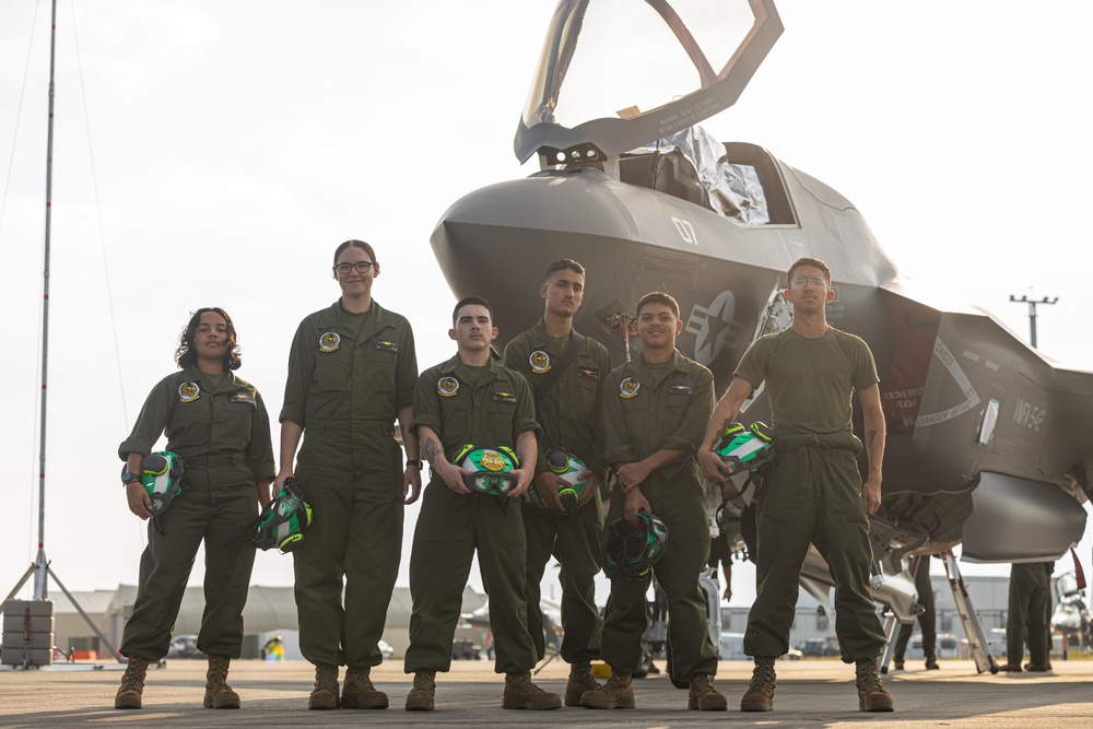 Marine Fighter Attack Squadron (VMFA) 542 flight line operations