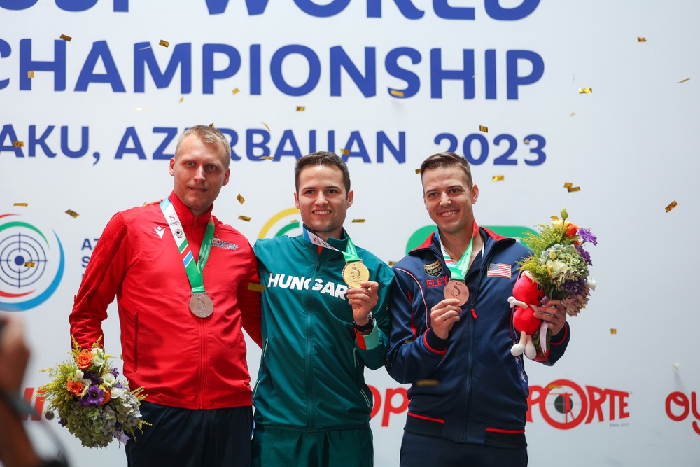 Sgt. Tim Sherry Wins Bronze Medal in 300m Standard Rifle