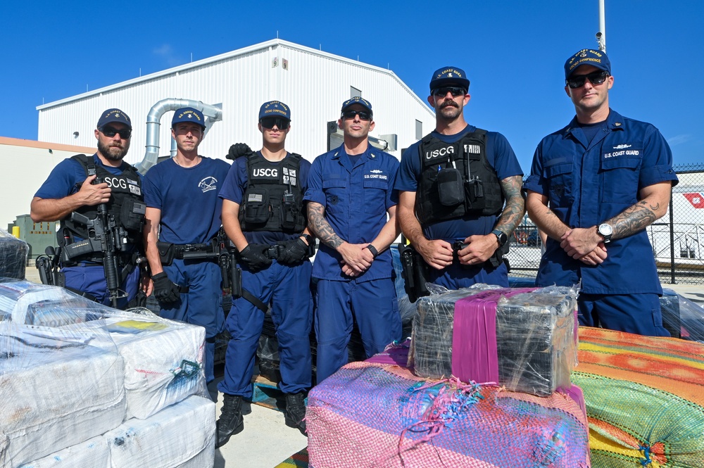 Coast Guard offloads more than $160 million in illegal narcotics in Miami