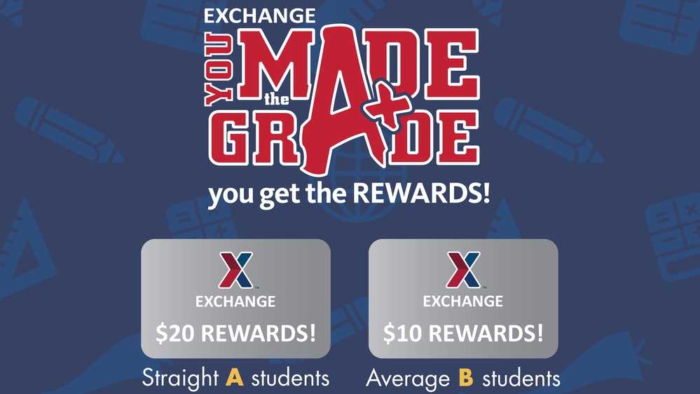 Military Students Can Win Big with Exchange’s You Made the Grade Program