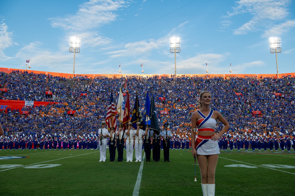 Florida Air Guard supports opening ceremonies at UF