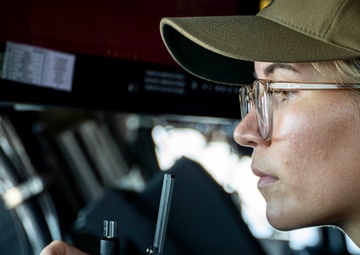Boxer Sailors Stand Watch in the Pilot House