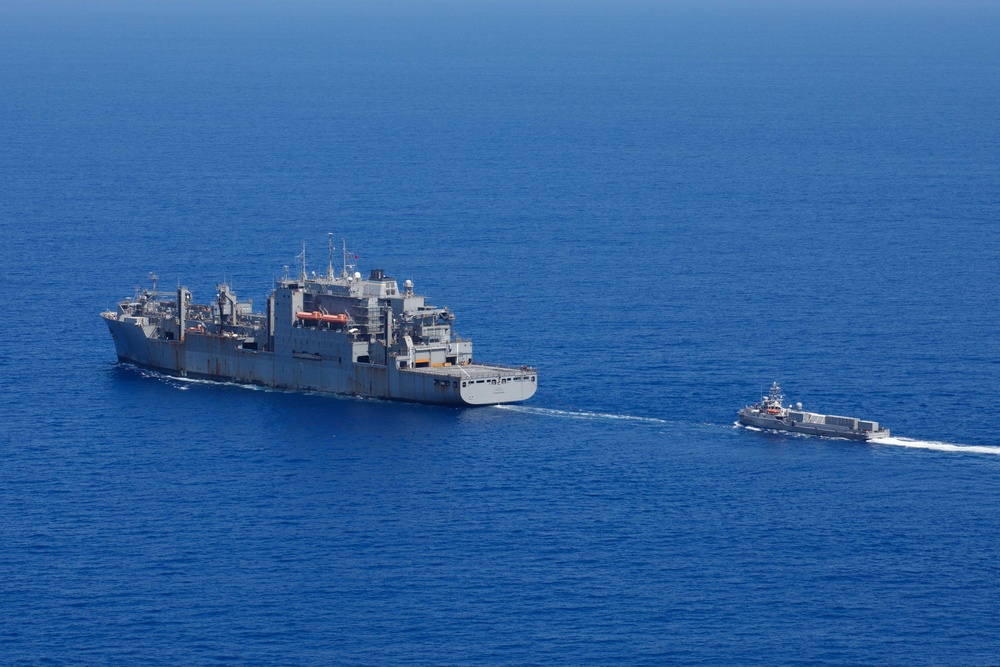 Unmanned Surface Vessels Conduct Underway Replenishment