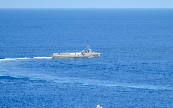 Unmanned Surface Vessels Conduct Underway Replenishment