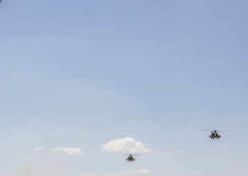 Marines with 3rd Assault Amphibian Bn. participate in combined arms live fire exercise during Bright Star 23.