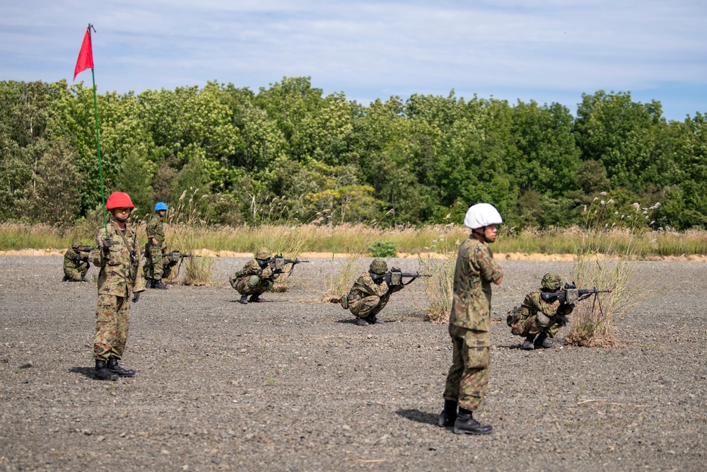 JGSDF Service Members Conduct Bilateral Field Training at Orient Shield 23