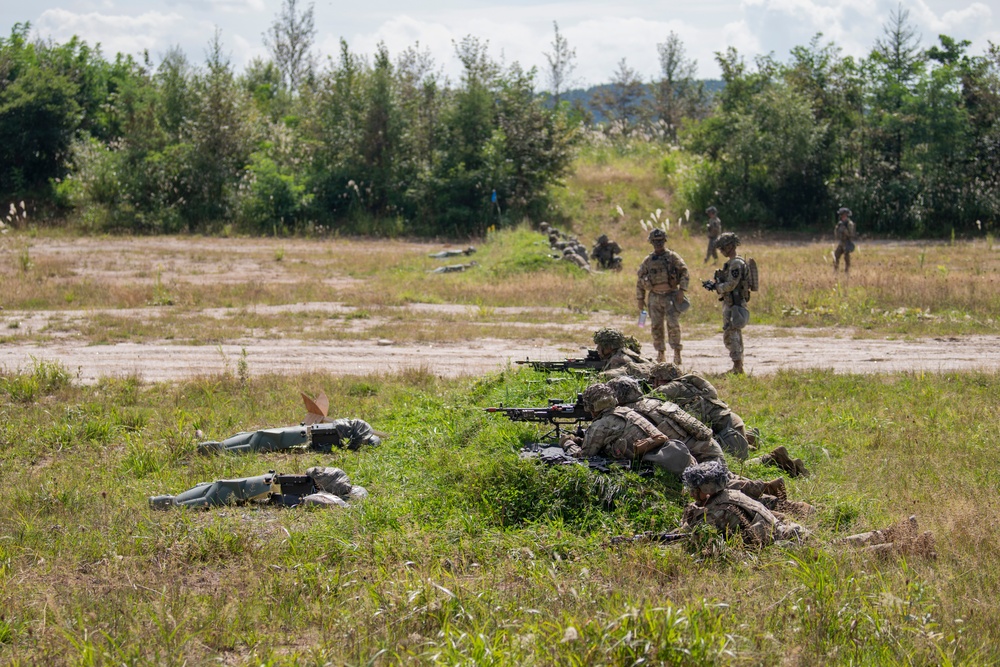 U.S. Army Soldiers Conduct Bilateral Field Training at Orient Shield 23