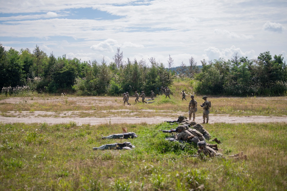 U.S. Army Soldiers Conduct Bilateral Field Training at Orient Shield 23