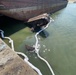 Coast Guard performs CPR on a man after a crane collapse near Memphis, Tennessee.