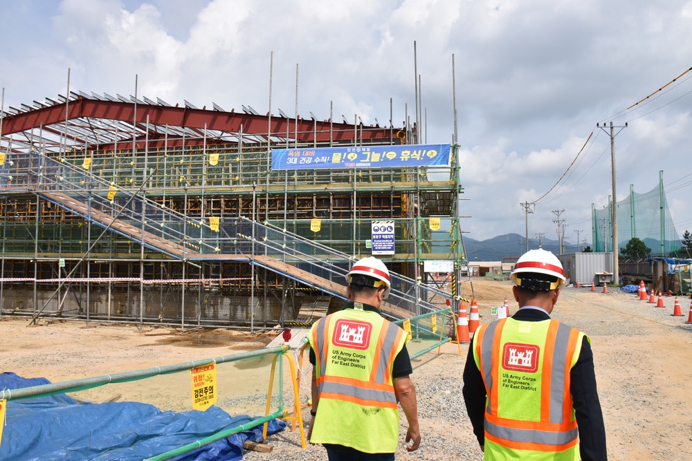 Army engineers construct ADR warehouse on Korean Air Base