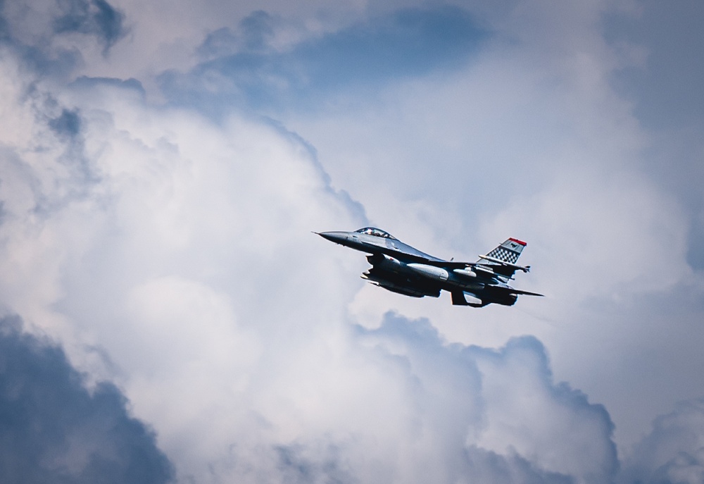 Osan F-16s depart for bilateral Cope Taufan 23 support