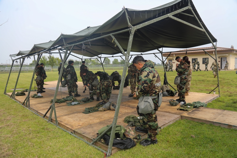 Korean Service Corps CBRN Training
