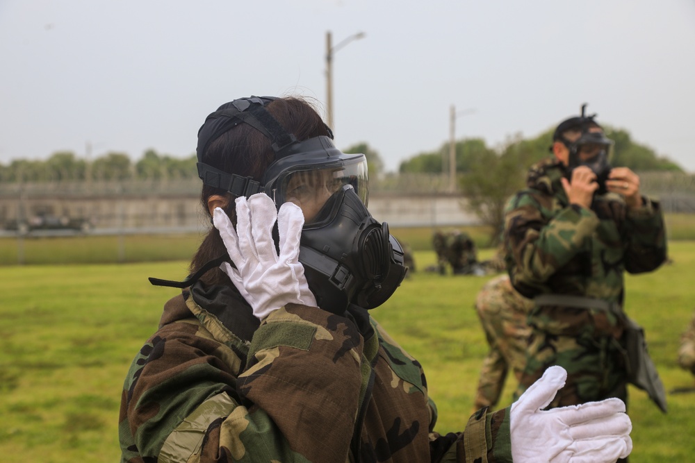 Korean Service Corps CBRN Training