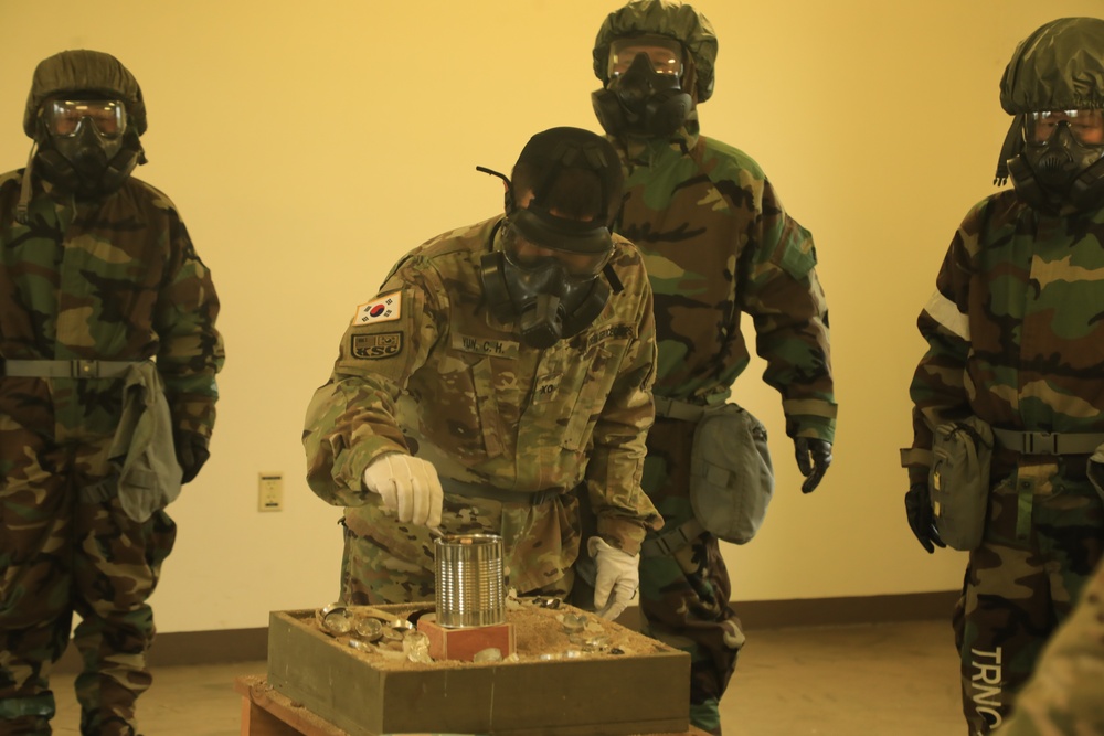 Korean Service Corps CBRN Training