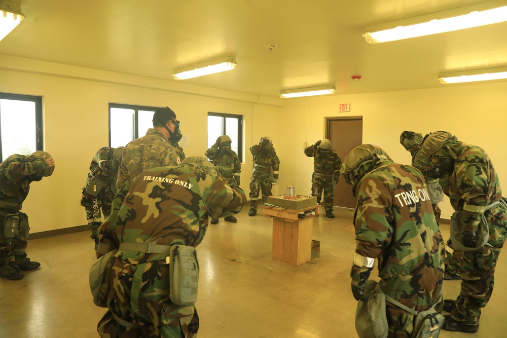 Korean Service Corps CBRN Training