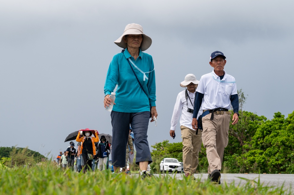 Kadena, Chatan conduct disaster evacuation drill